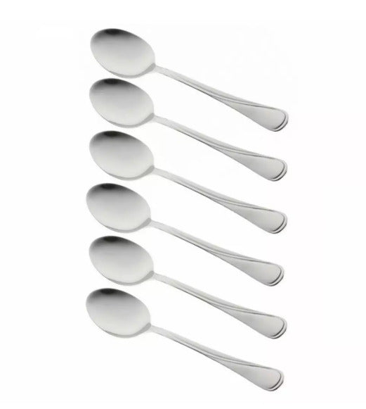 Kinghoff poliruotų plieninių šaukštų rinkinys, 19,5 cm, 6 vnt., KH 1435
