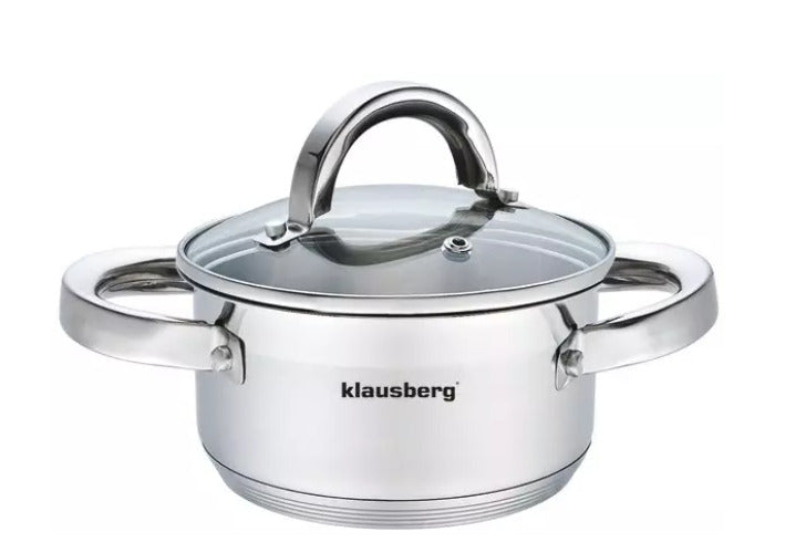 Plieninis puodas, Ø12cm, 0.5L, KB 7120, Klausberg