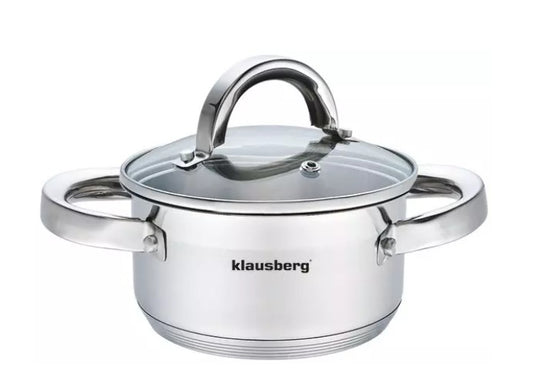 Plieninis puodas, Ø12cm, 0.5L, KB 7120, Klausberg