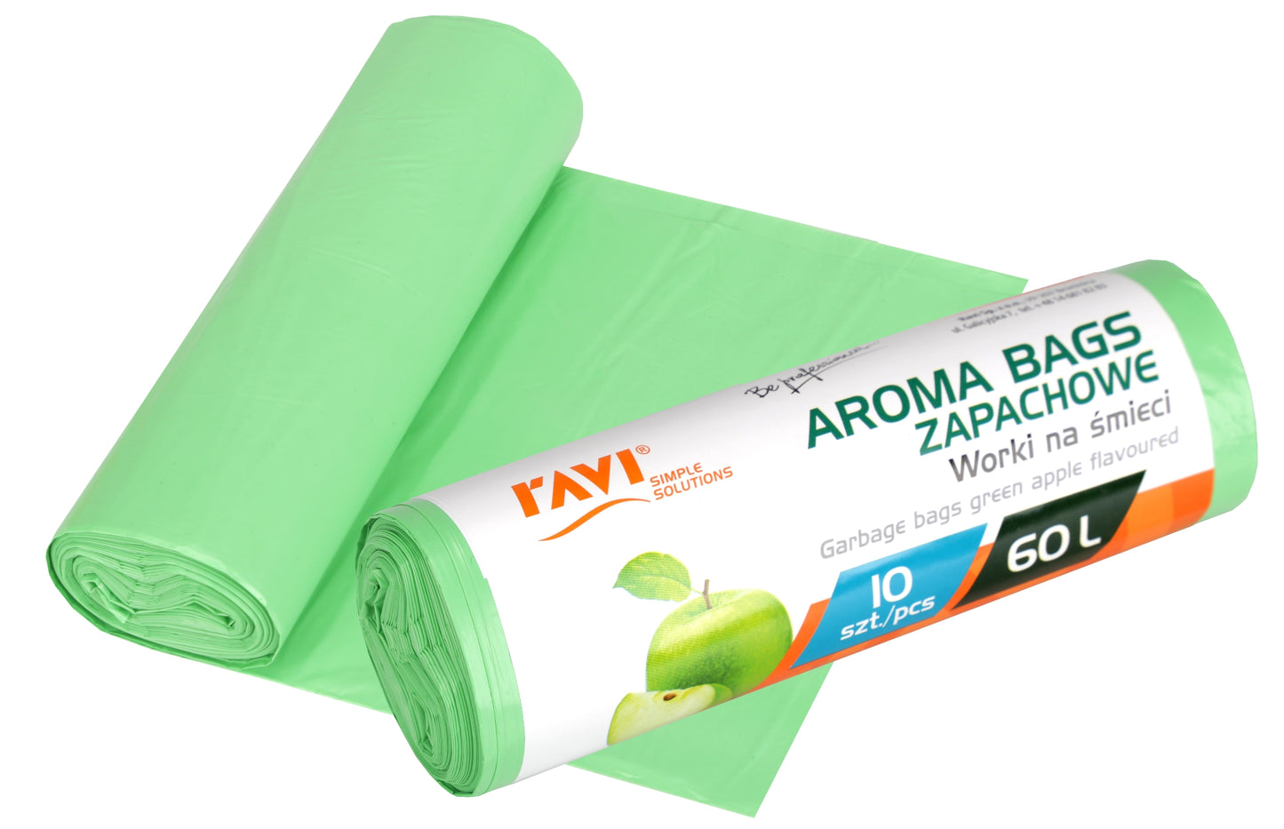Aroma Bags šiukšlių maišai, žalias obuolys, 60 l, 10 vnt., 4 x 17 x 4, 10704, Simple Solution