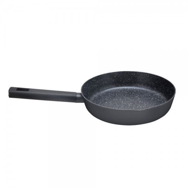 Keptuvė Zilan ZLN 0911 juoda, marmurinė danga, 22 cm skersmuo, 2,0 l talpa