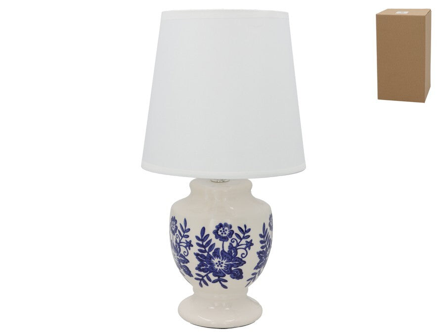 Keraminė stalinė lempa Amalia, 17.00 × 17.00 × 32.50 cm, DECORLIFE