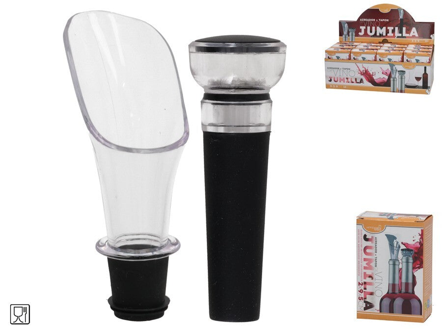 Vyno pilstymo ir kamščio rinkinys, 5.00 x 3.70 x 9.50, KITCHEN&GO