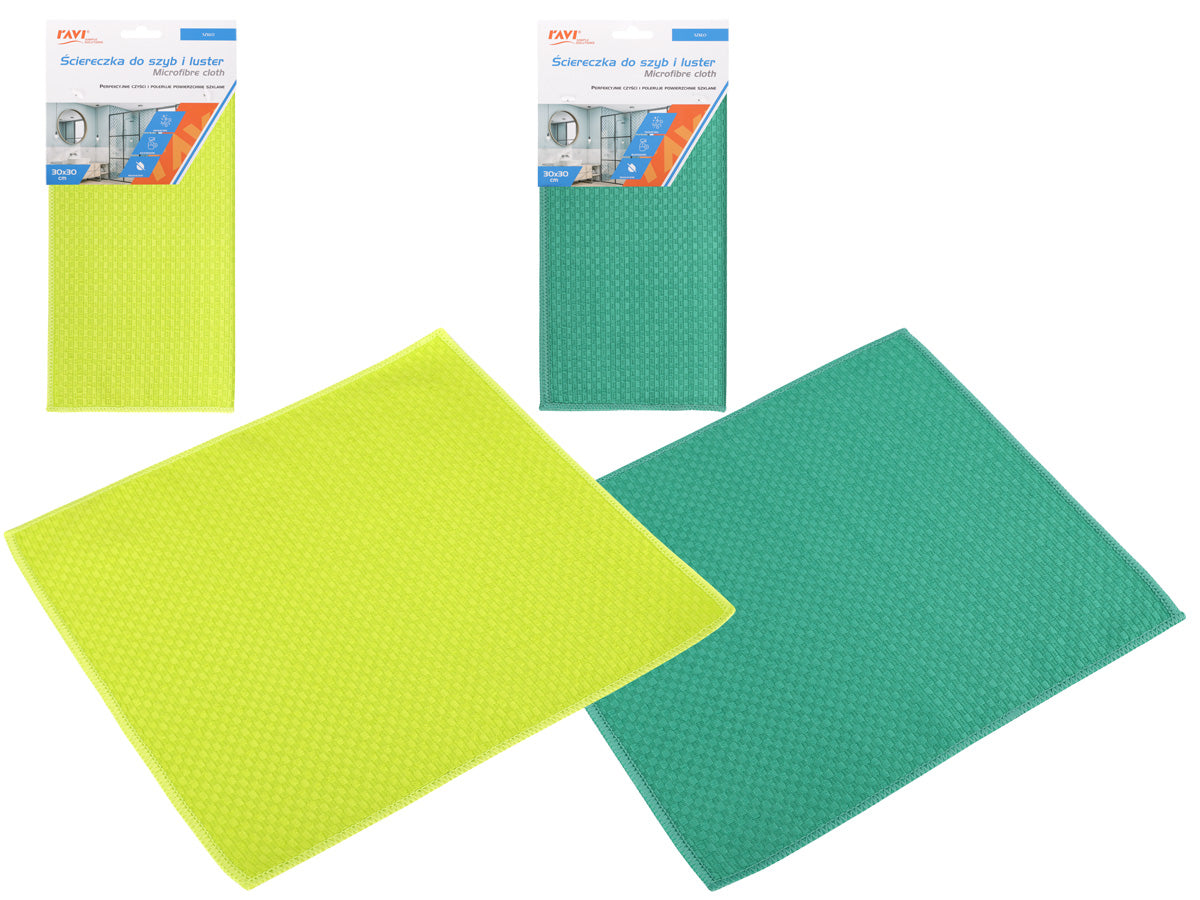 Mikropluošto šluostė stiklui ir veidrodžiams, 15.5 x 0.2 x 31.5, 10424, Simple Solution