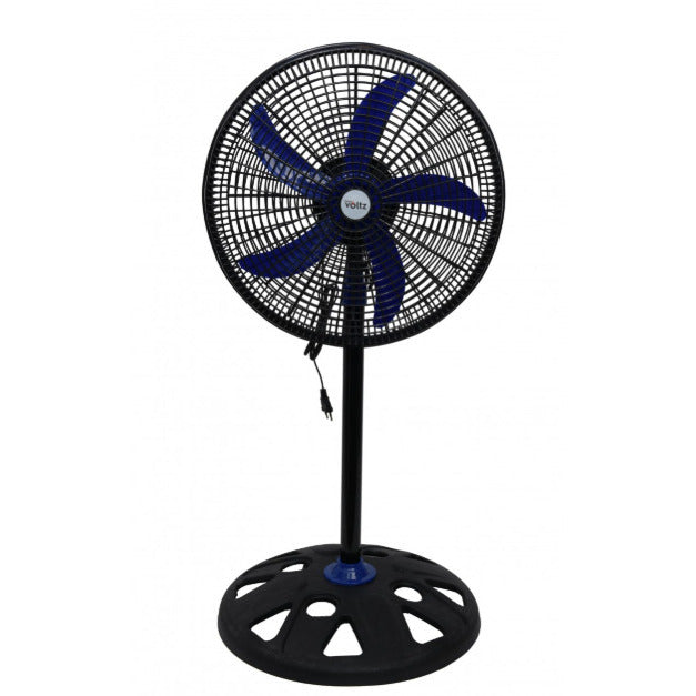 Ventiliatorius, 50W, 3 greičiai, juodas su mėlyna spalva,   diam 40 cm 51760N18BB, Oliver Voltz
