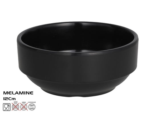 Klasikinis juodas dubuo 12x5,4 cm, KITCHEN&GO