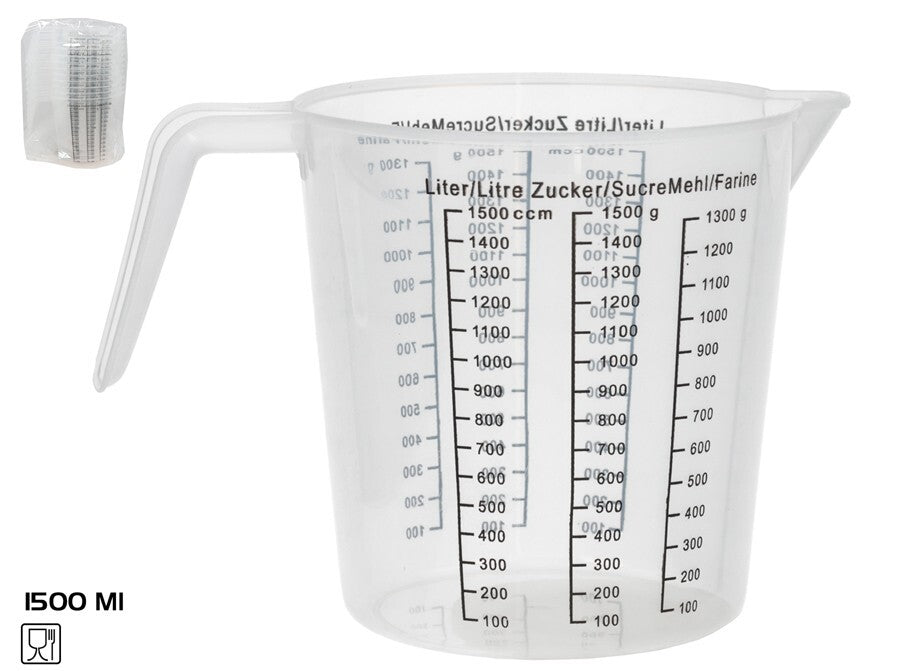 Matavimo ąsotis, 1,5 l, 14.50 × 21.00 × 15.00 cm, KITCHEN&GO