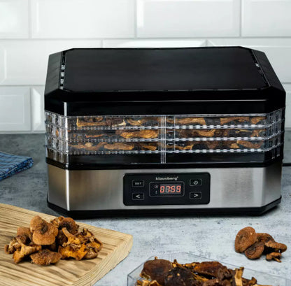 Maisto džiovyklė, 5 padėklai, 350W, KB 7569, Klausberg