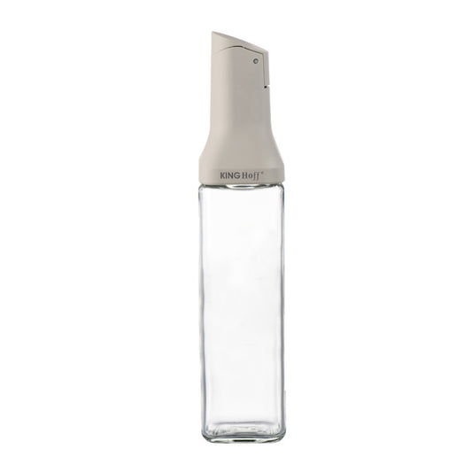Butelis su užpylimo vožtuvu 500 ml aliejui ir actu, stiklas, KINGHOFF KH 2004
