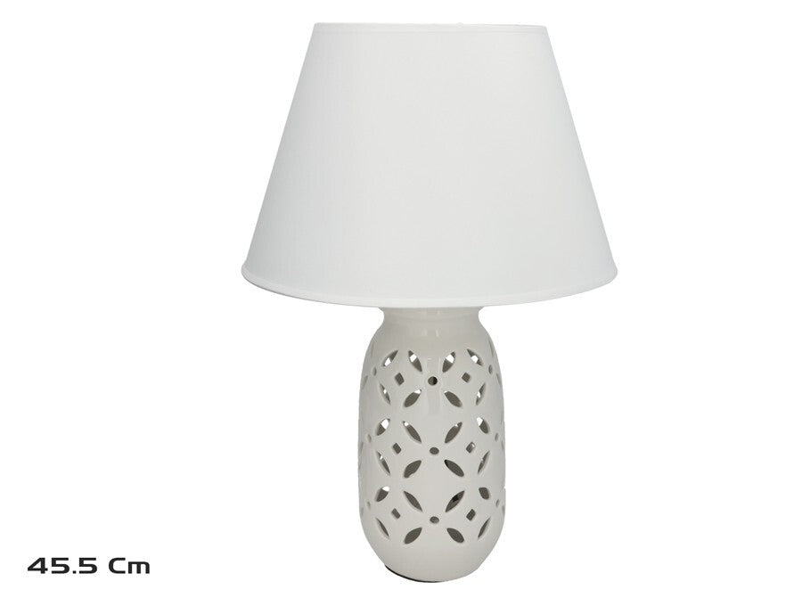 Keraminė lempa, 30.00 × 30.00 × 45.50 cm, DECORLIFE