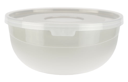Dubuo su dangčiu, 0,7 l, pilkai smėlinis, 14 x 14 x 7, 91311, RAVI Decor