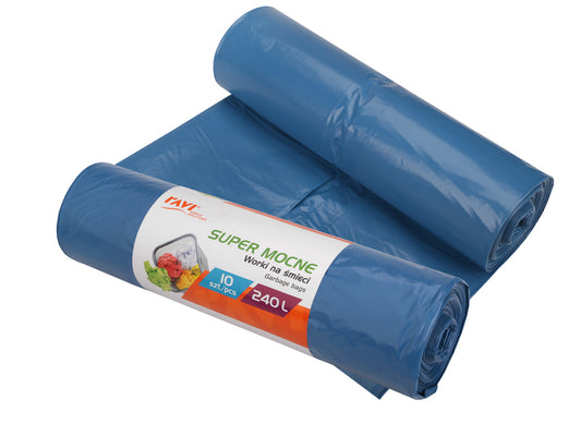 LDPE šiukšlių maišai 240 l, 120 x 150, 10 vnt., 32 x 10 x 10, 00716, Simple Solution