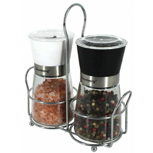 Druskos ir pipirų malūnėlių rinkinys Klausberg, 160ml KB 7433