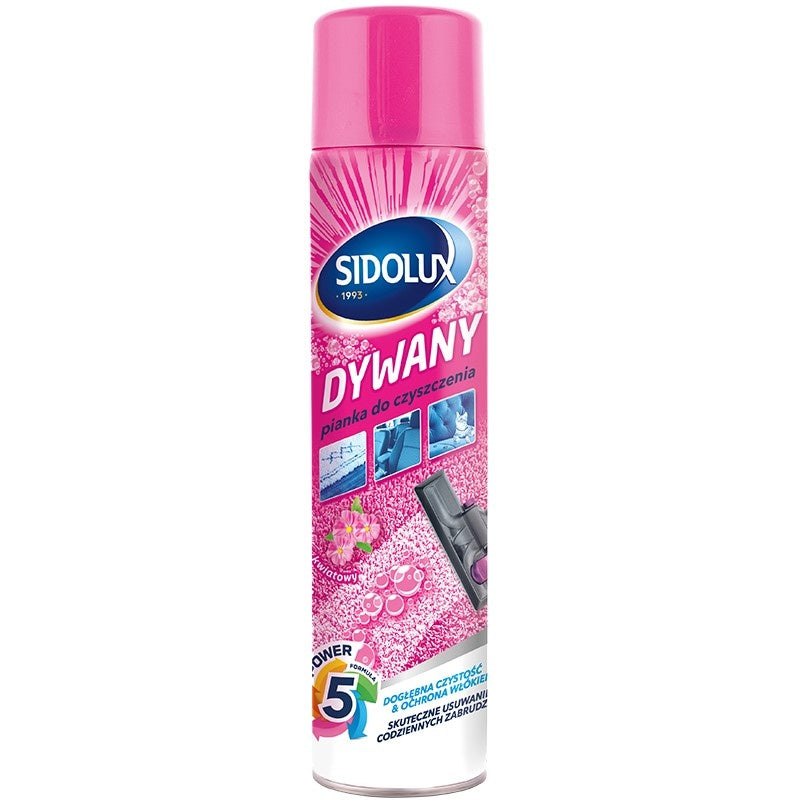 SIDOLUX kilimų valiklis, 600 ml. 12 vnt. dėžėje.