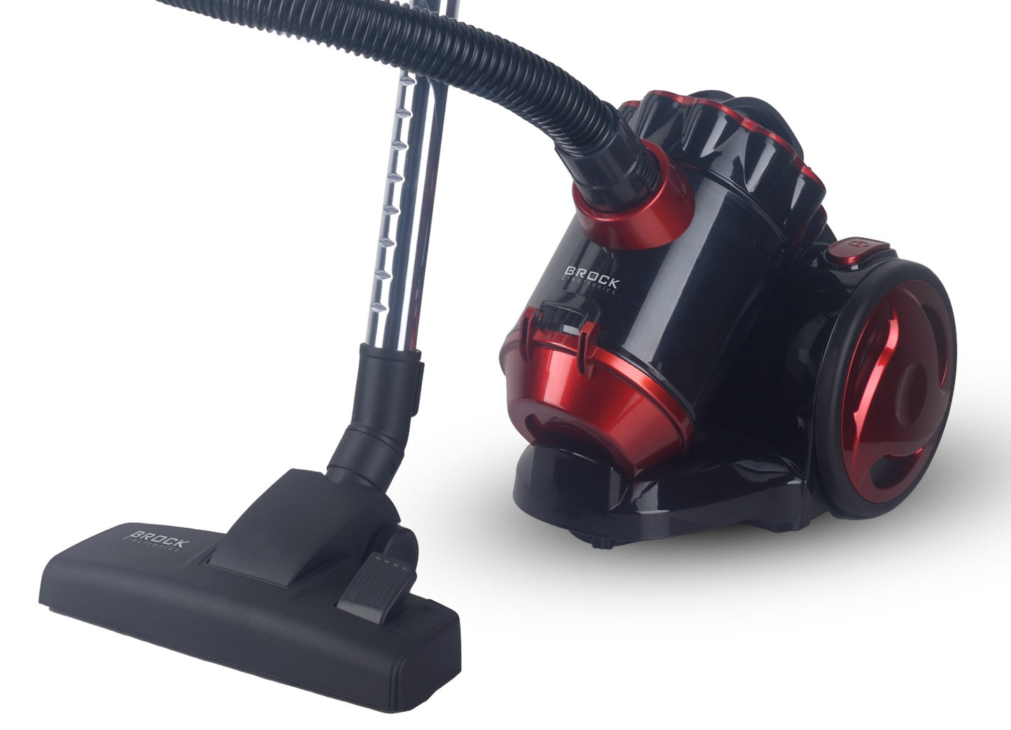 Cikloninis dulkių siurblys be maišelio BROCK BVC 8055 RD, 2L, 800W