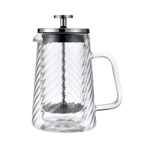Stūmoklinis kavos/arbatos kavinukas, stiklinis, 0,35 L, Klausberg, KB 7762
