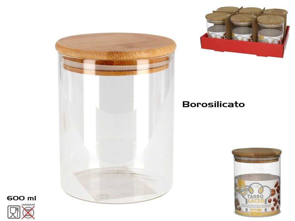 Borosilikatinio stiklo indas 600 ml, 13 × 10 × 10 cm, KITCHEN&GO