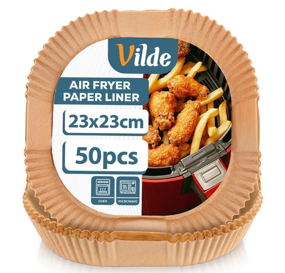 Air Fryer įdėklai 23x23 cm, 50 vnt., 279046, VILDE