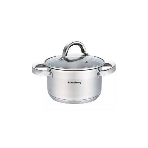 Plieninis puodas, Ø16cm, 1,8l Klausberg KB 7122