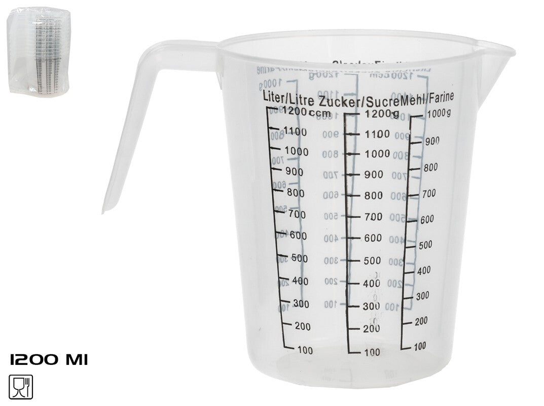 Matavimo ąsotis 1200 ml, 15 x 18,5 x 12,7 cm, KITCHEN&GO