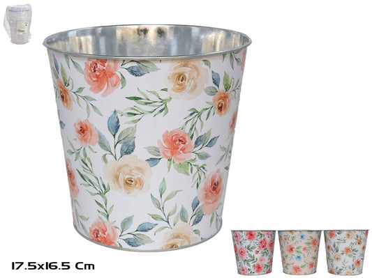 Ovalus cinkuotas kibiras 17,5x16,5x13 cm, GARDEN ENJOY