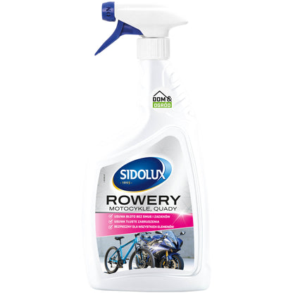 SIDOLUX HOME & GARDEN dviračių, motociklų ir keturračių valiklis, 750 ml. 8 vnt. dėžėje.