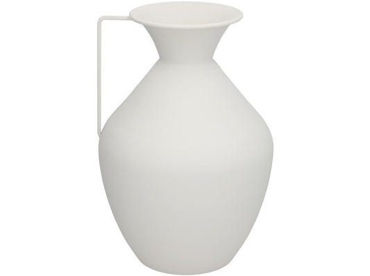Vaza, baltas metalas, 15.5D x 36 x 24 cm, DECORLIFE