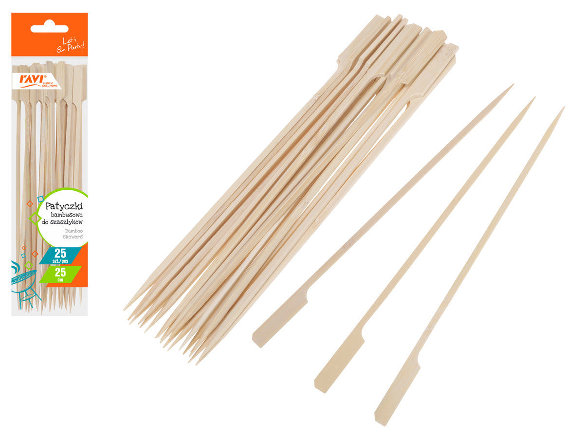 Bambukiniai iešmeliai, 25 vnt., 25 cm, 30 x 8 x 1.5, 91843, Simple Solution