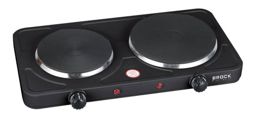 Dviejų žiedų elektrinė kaitlentė BROCK EP 200 BK, 2500W