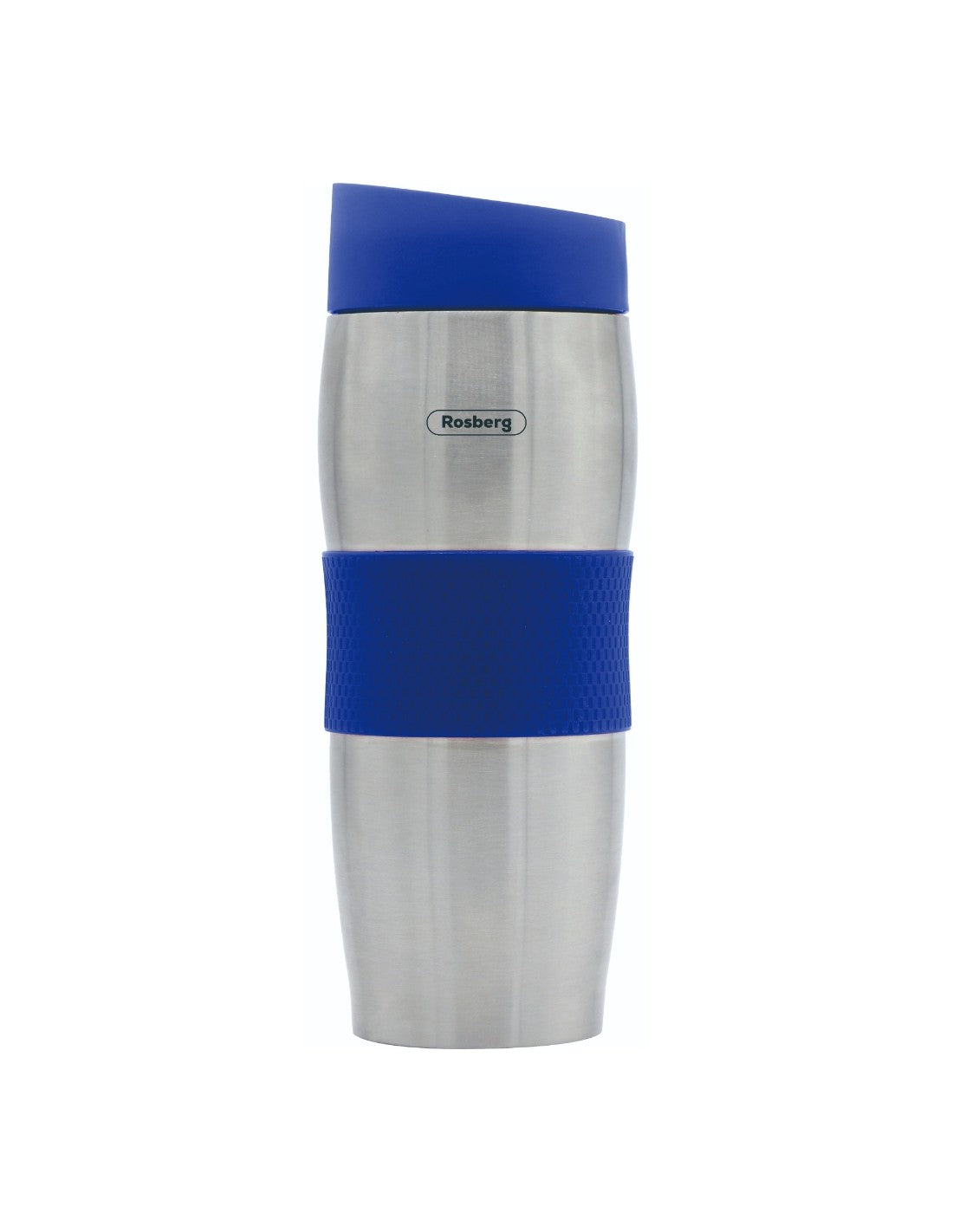 Termosinis puodelis Rosberg R52011C, 0,380 l, dvigubomis sienelėmis, nerūdijančio plieno, mėlynas