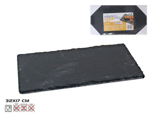 Šiferio serviravimo lėkštė, 1 x 17 x 32 cm, KITCHEN&GO