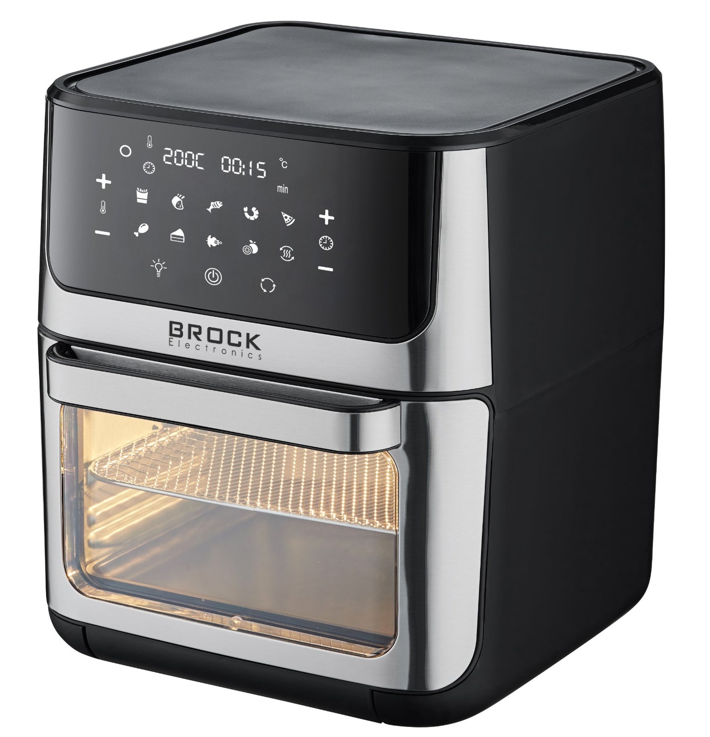 Karšto oro orkaitė-gruzdintuvė BROCK DA 1000 BK 12L, 1800W