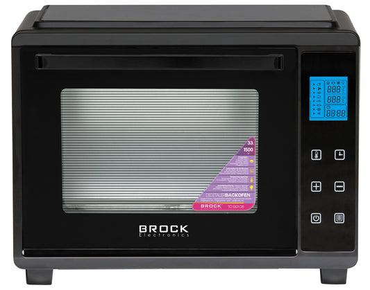 Skaitmeninė orkaitė BROCK TO 3301 DB 33L, 1500 W