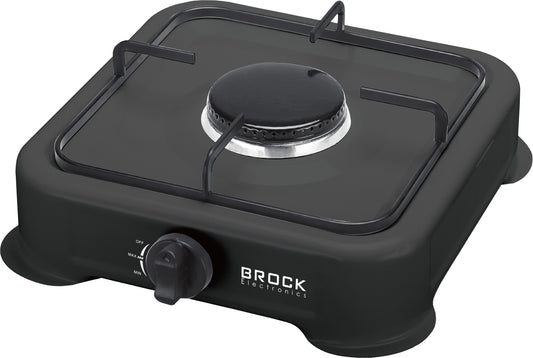Vieno žiedo dujinė kaitlentė, juoda BROCK GS 2001 BK