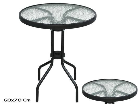 Stiklinis stalas 5 mm 60x70 cm, GARDEN ENJOY