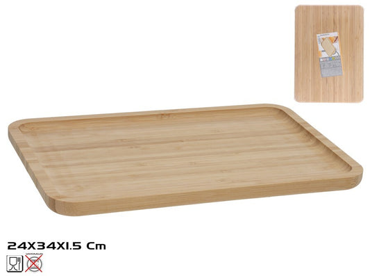 Bambukinis padėklas, 24.00 x 34.00 x 1.50, KITCHEN&GO