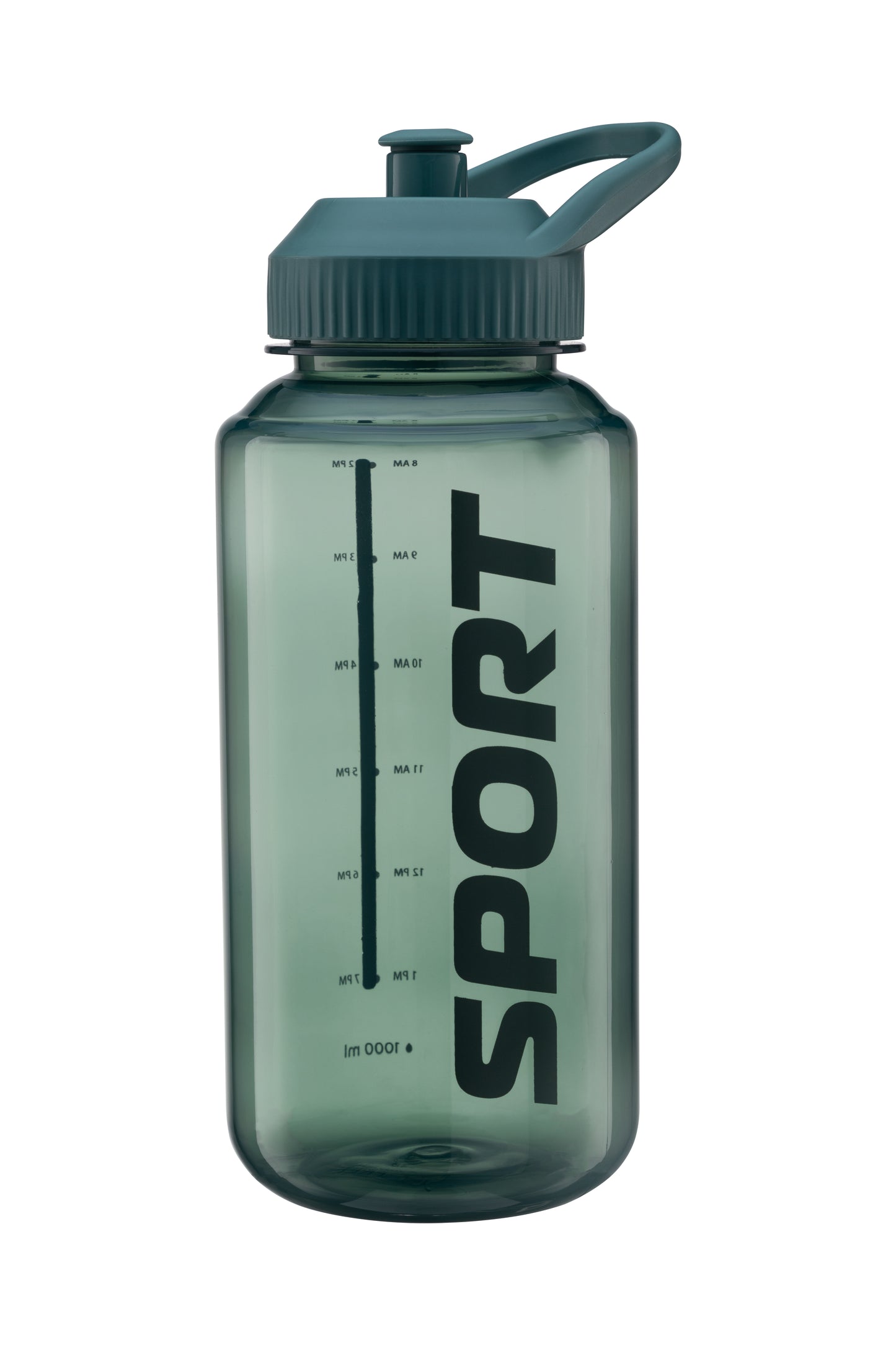 Sportinis butelis, 1 l, 14049 GR, žalias, 9 x 9 x 23,5, GALICJA