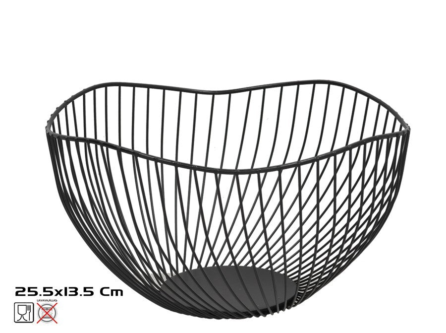 Metalinis vaisių dubuo 25,5 x 13,5 cm, KITCHEN&GO