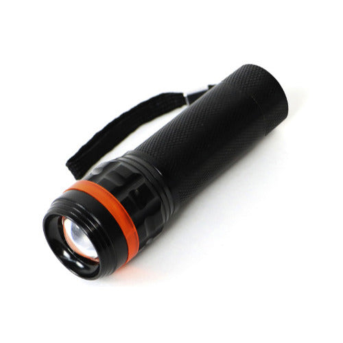 Aliumininis LED žibintuvėlis, įvairių spalvų, 4 švietimo režimai, 4002712, Heitech