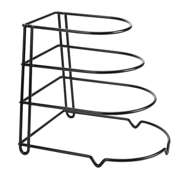 Organizatorius, 25,5 × 21,5 × 27,5 cm, 4 pakopų keptuvių laikiklis, Kinghoff plienas, KH 1582