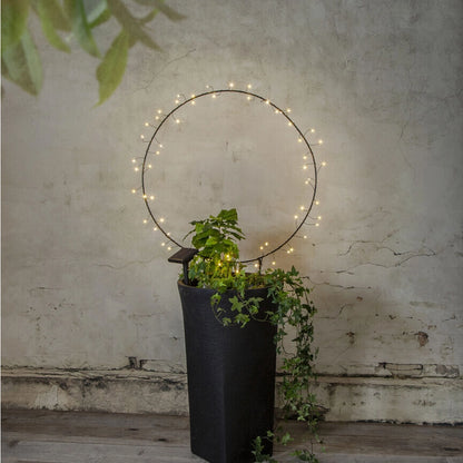 Saulės energija įkraunama LED lauko dekoracija „Barlumi“, 60 LED, 100 cm