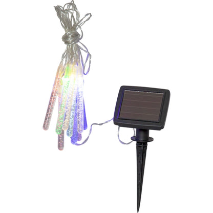 saulės energijos LED girlianda „bubbly“, 10 LED, 180 cm, įvairiaspalvė