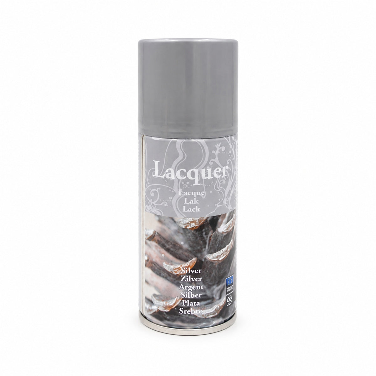 SIDABRINIS purškiamas dekoratyvinis lakas 150 ml.