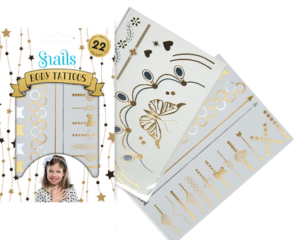 Snails Kūno Tatuiruotė Metalika
