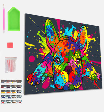 Splat Planet deimantinė dėlionė PRANCŪZŲ BULDOGAS 30x40 cm