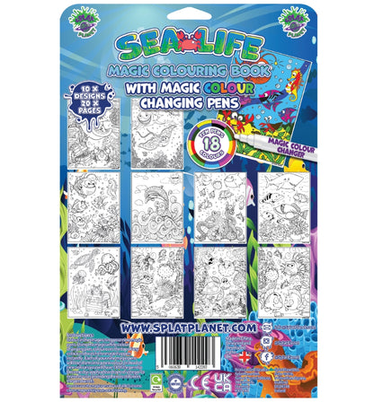 Splat Planet magiška spalvinimo knygelė JŪRA
