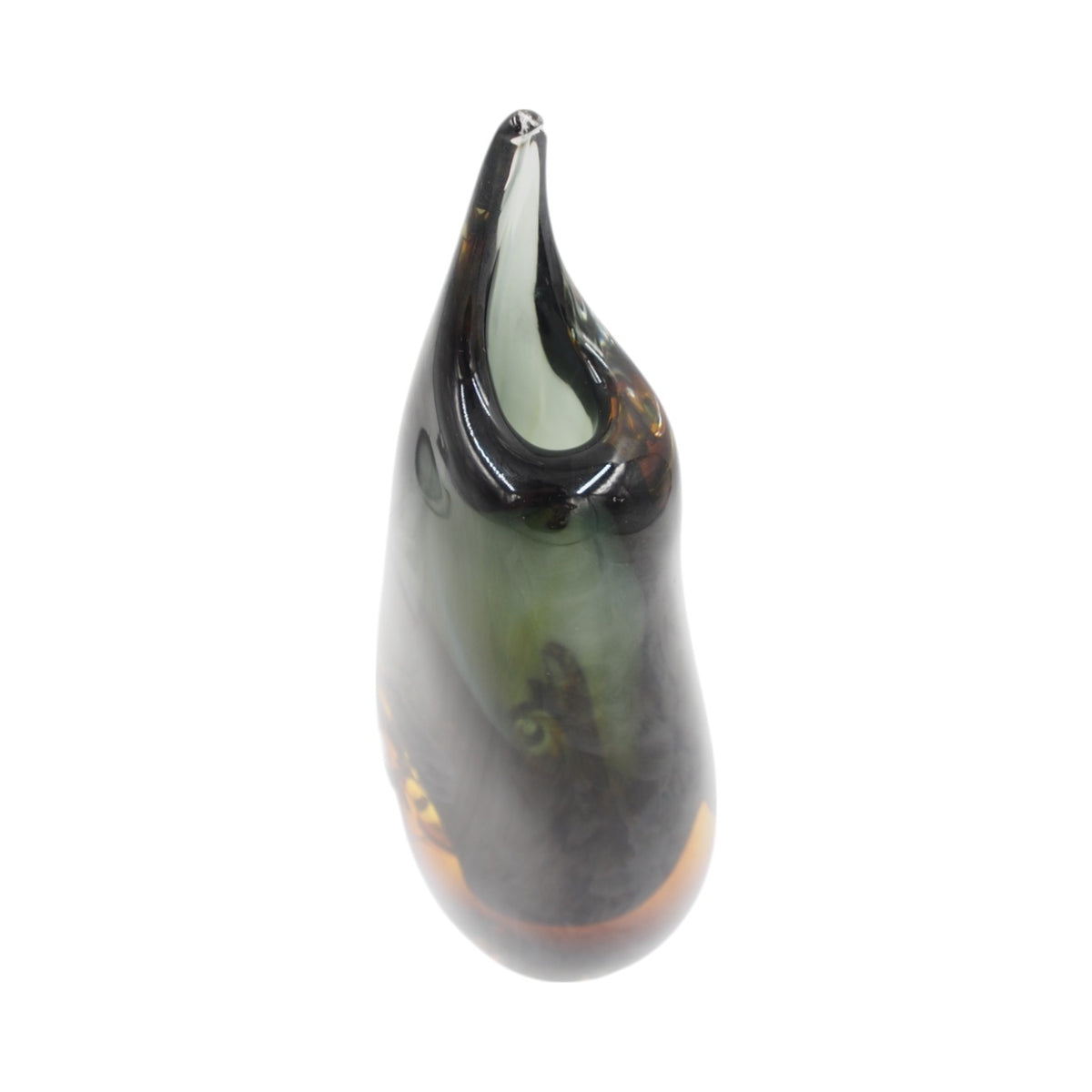 Stiklinė vaza „Forma Lumo“ – 13×8×30 cm