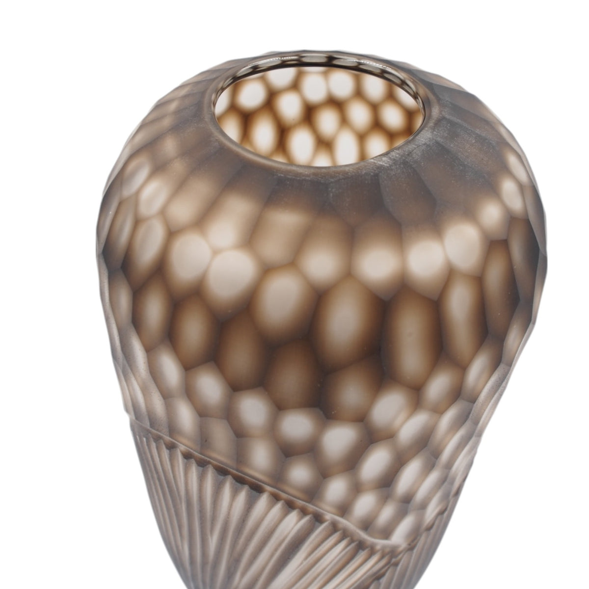 Stiklinė vaza „Forma Lumo“, 15 × 15 × 43 cm