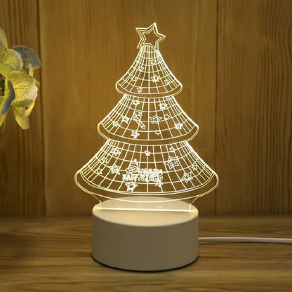 Šviečianti 3D LED Dekoracija - Kalėdinė Eglė