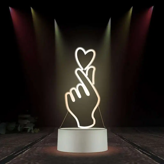 Šviečianti 3D LED Dekoracija - Ranka
